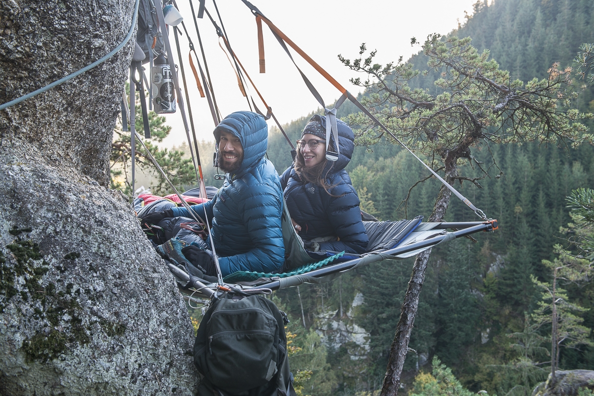Portaledge Übernachtung
