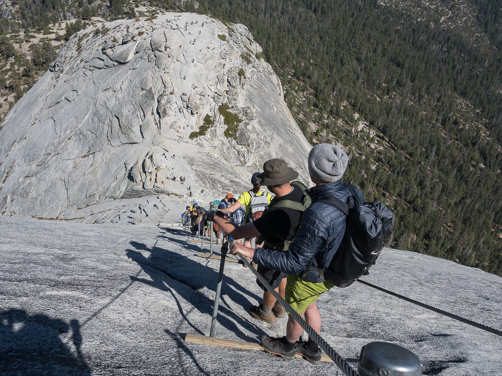 Abstieg vom Half Dome