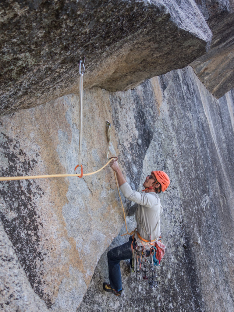 Bernd im Monkey Roof nach dem Griffausbruch