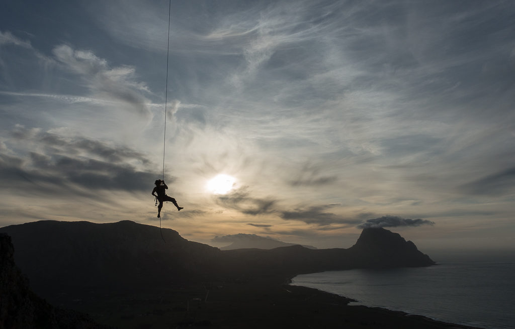 Lost in Space Klettern Sizilien San Vito Lo Capo