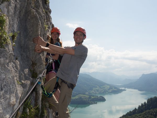 Drachenwand Klettersteig Seeblick Mondsee