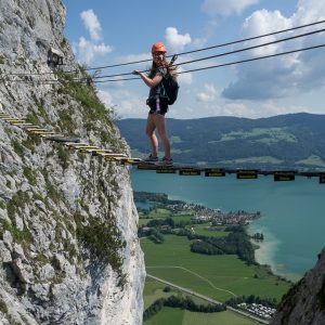 Drachenwand Klettersteig Seibrücke