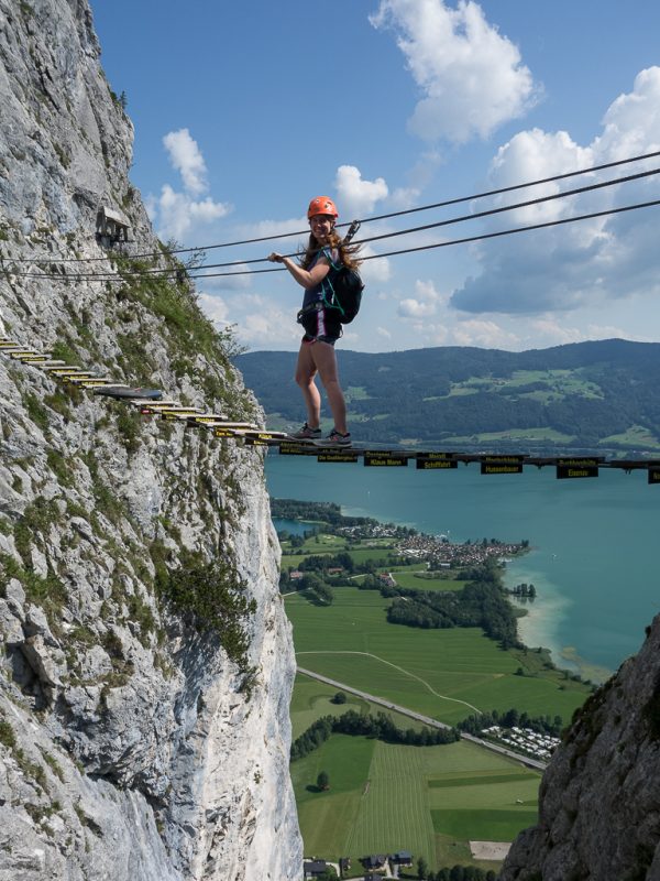 Drachenwand Klettersteig Seibrücke