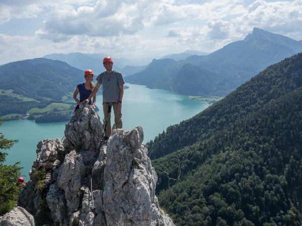 Drachenwand Klettersteig Seeblick Mondsee