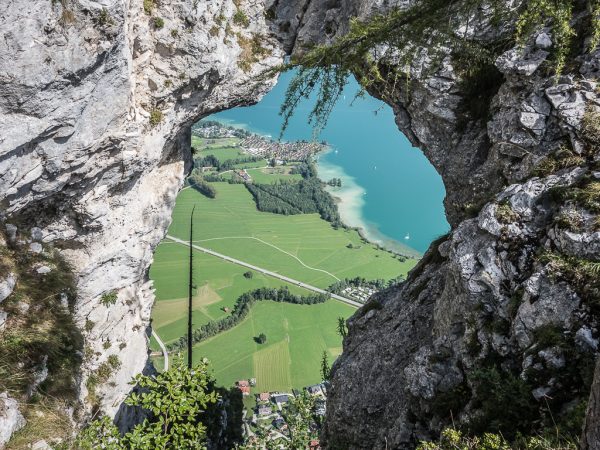 Drachenwand Klettersteig Drachloch Mondsee