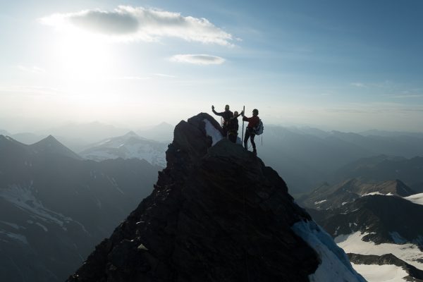 Großglockner Normalweg am Grat