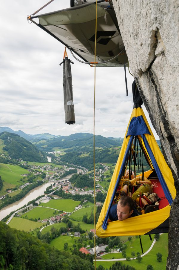 Portaledge Biwak Losenstein Wandbiwak Big Wall Training