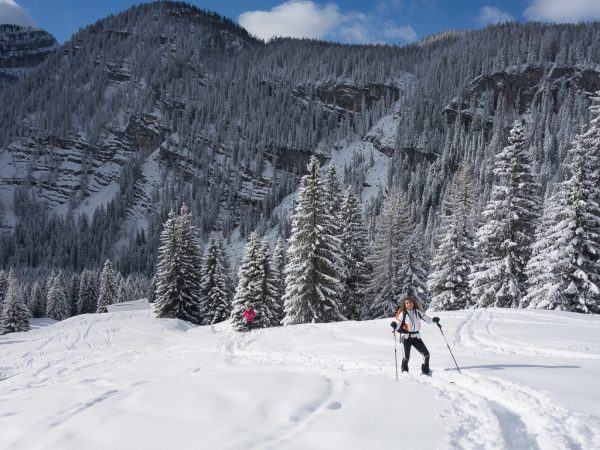 Schnupper Skitour Neuschnee Pulverschnee Traumwetter