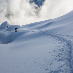 Leichte Skitour für Genießer Pulverschnee