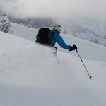 Leichte Skitour für Genießer Pulverabfahrt