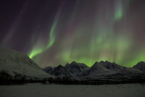 Lyngen Alps Aurora Borealis Nordlichter