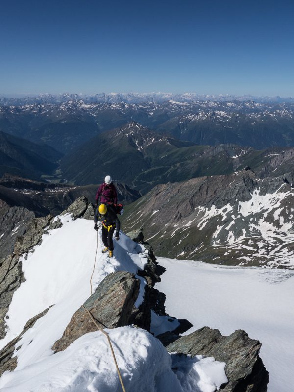 Stüdlgrat bei Kaiserwetter