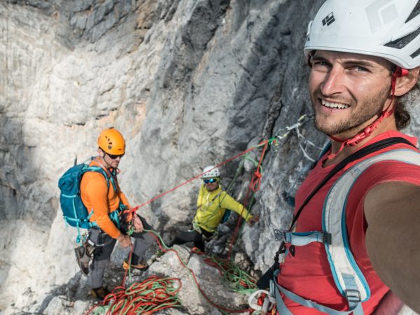 Kurze Pause vor dem Steinerband im Steinerweg