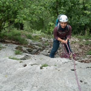 Klettern am Plombergstein