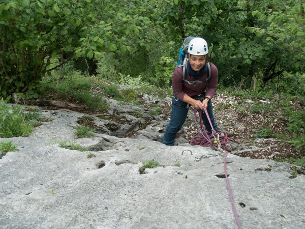 Klettern am Plombergstein