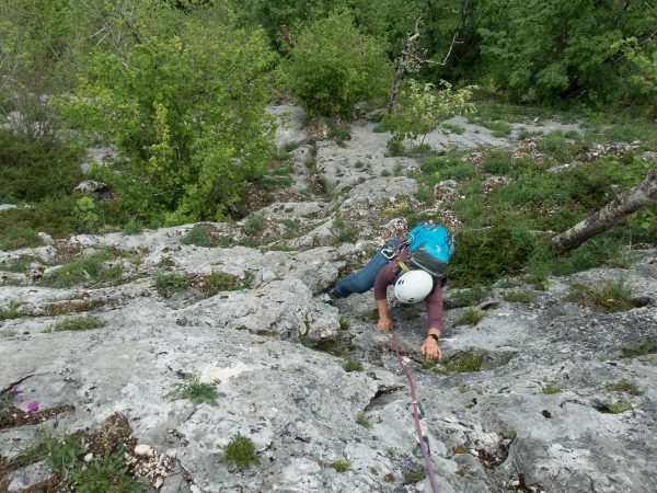 Klettern am Plombergstein