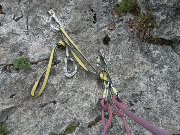 Mehrseillängen Klettern am Plombergstein