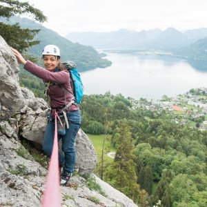 Mehrseillängen Klettern am Plombergstein