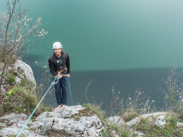 Seenot Abseilen zum Einsteig. Wolfgangsee